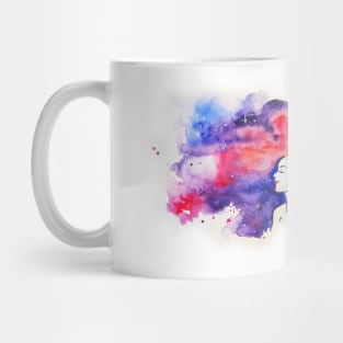 Space music Watercolor Mug